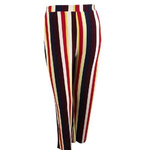 BAR III Women's Striped Wide-Leg Pants